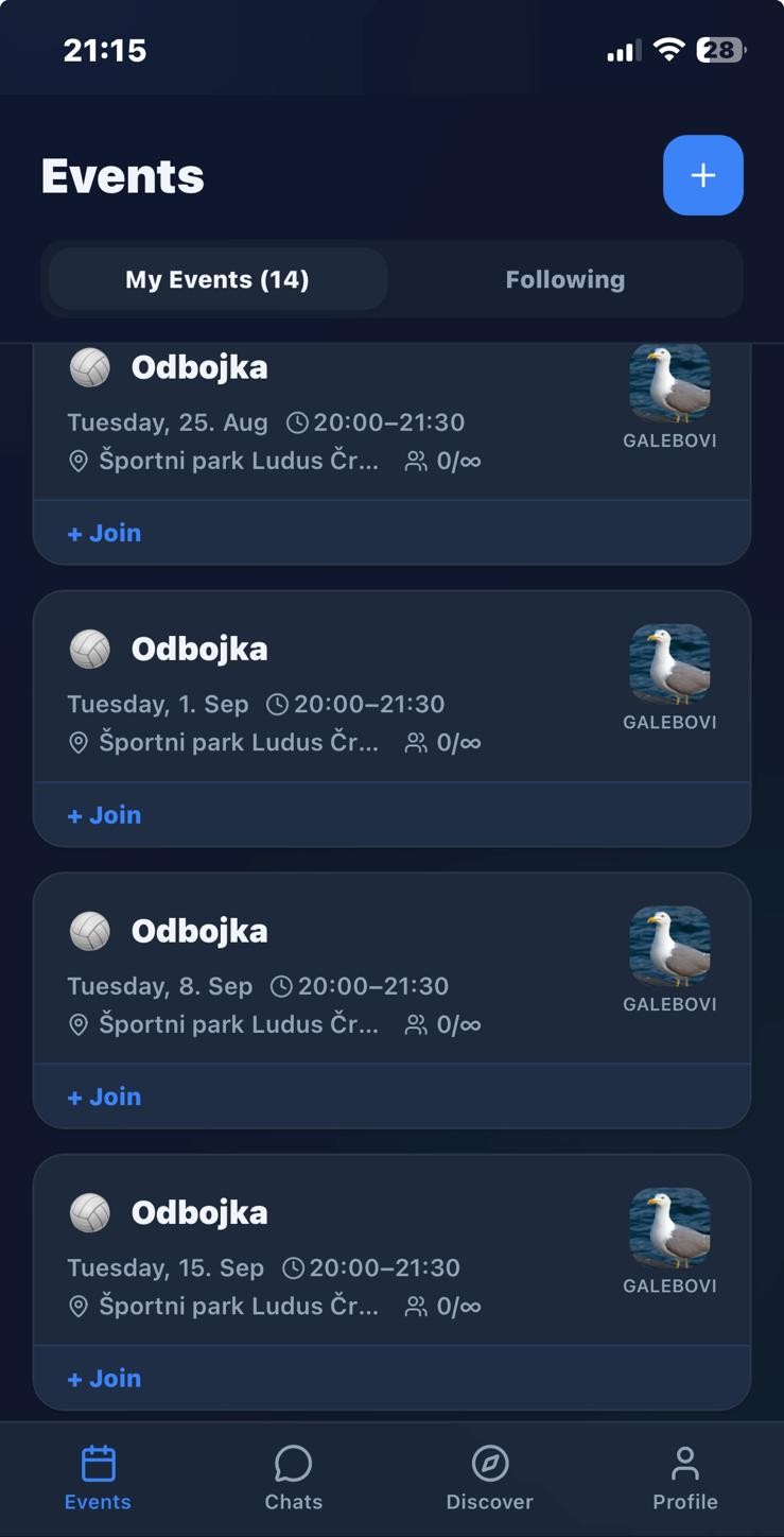 Recurring events
